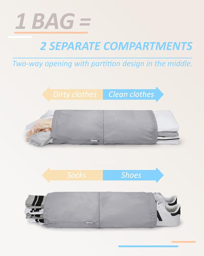6 Set /4 Set/2 Set Compression Packing Cubes for Travel, Lightweight Luggage Organizer Bags, Durable Space Saver Bags Travel Essentials