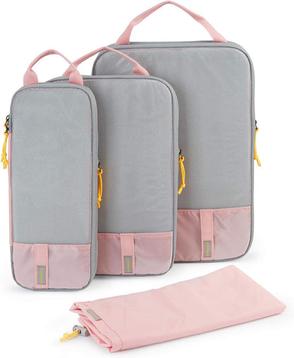 6 Set /4 Set/2 Set Compression Packing Cubes for Travel, Lightweight Luggage Organizer Bags, Durable Space Saver Bags Travel Essentials