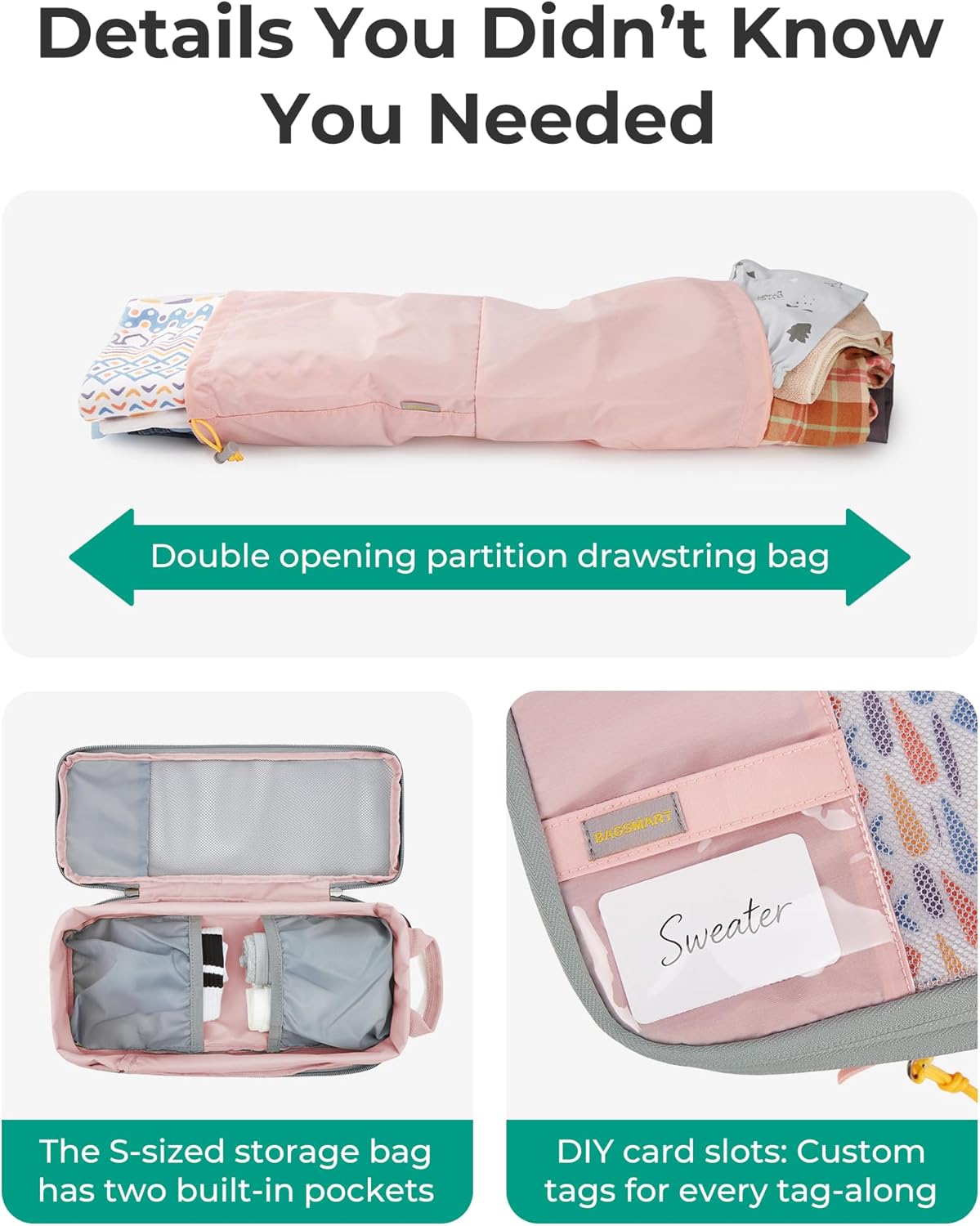 6 Set /4 Set/2 Set Compression Packing Cubes for Travel, Lightweight Luggage Organizer Bags, Durable Space Saver Bags Travel Essentials