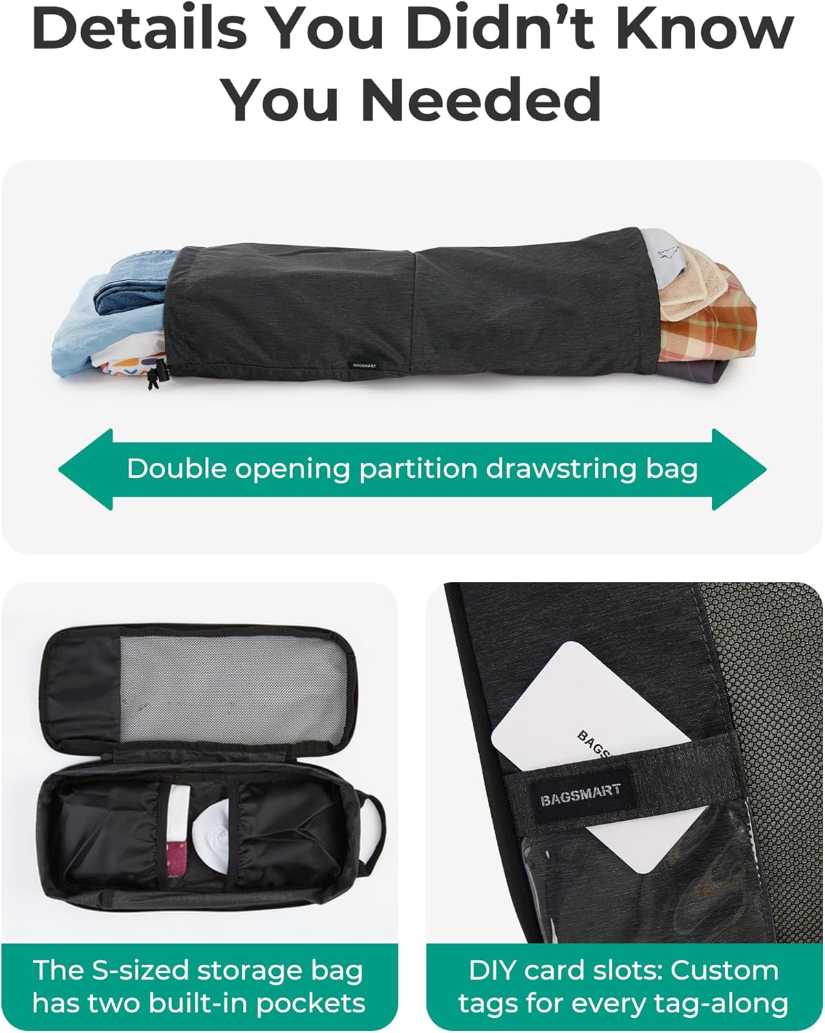 6 Set /4 Set/2 Set Compression Packing Cubes for Travel, Lightweight Luggage Organizer Bags, Durable Space Saver Bags Travel Essentials