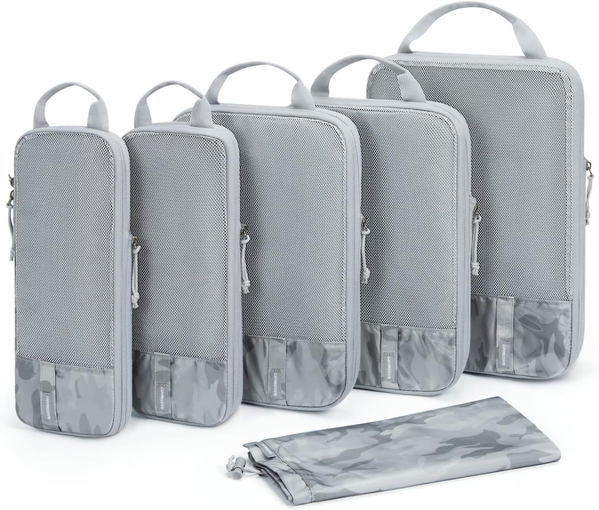 6 Set /4 Set/2 Set Compression Packing Cubes for Travel, Lightweight Luggage Organizer Bags, Durable Space Saver Bags Travel Essentials