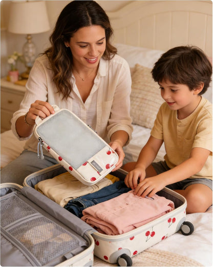 6 Set /4 Set/2 Set Compression Packing Cubes for Travel, Lightweight Luggage Organizer Bags, Durable Space Saver Bags Travel Essentials