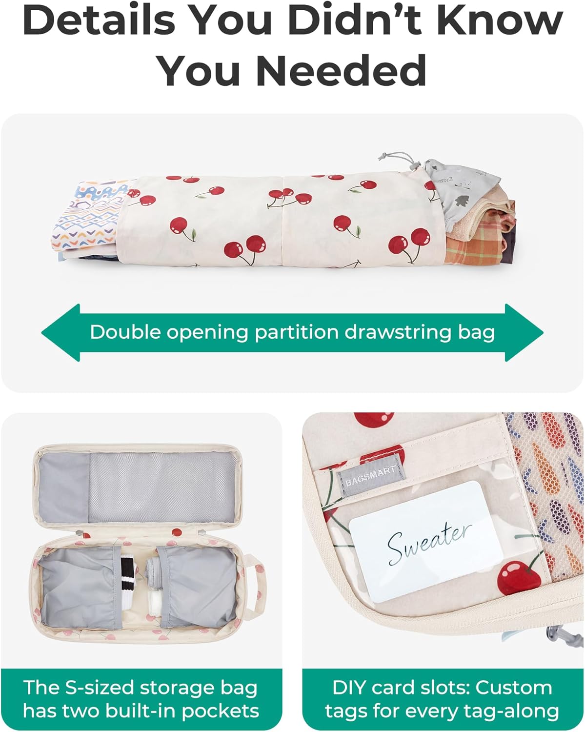 6 Set /4 Set/2 Set Compression Packing Cubes for Travel, Lightweight Luggage Organizer Bags, Durable Space Saver Bags Travel Essentials