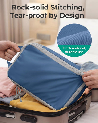 6 Set /4 Set/2 Set Compression Packing Cubes for Travel, Lightweight Luggage Organizer Bags, Durable Space Saver Bags Travel Essentials