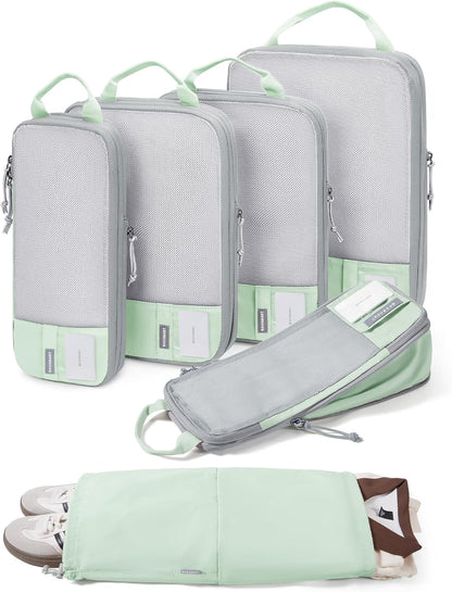 6 Set /4 Set/2 Set Compression Packing Cubes for Travel, Lightweight Luggage Organizer Bags, Durable Space Saver Bags Travel Essentials