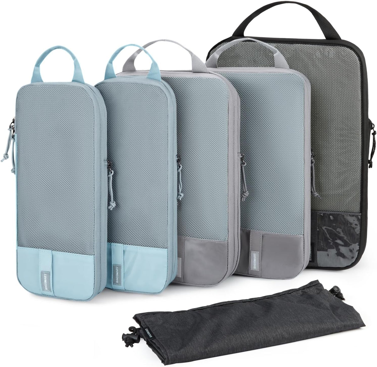 6 Set /4 Set/2 Set Compression Packing Cubes for Travel, Lightweight Luggage Organizer Bags, Durable Space Saver Bags Travel Essentials
