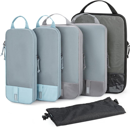 6 Set /4 Set/2 Set Compression Packing Cubes for Travel, Lightweight Luggage Organizer Bags, Durable Space Saver Bags Travel Essentials