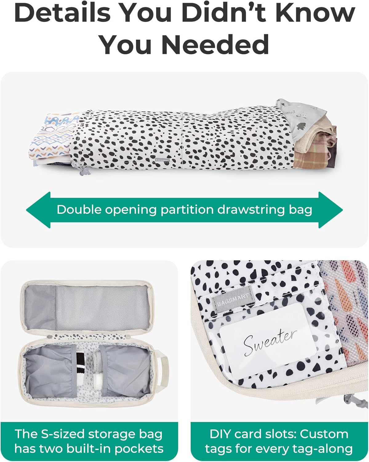 6 Set /4 Set/2 Set Compression Packing Cubes for Travel, Lightweight Luggage Organizer Bags, Durable Space Saver Bags Travel Essentials