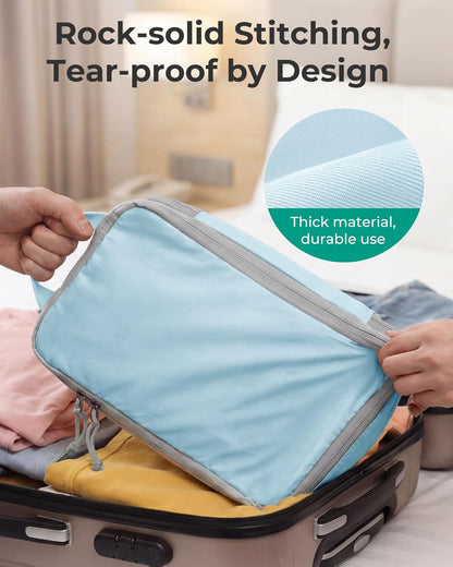 6 Set /4 Set/2 Set Compression Packing Cubes for Travel, Lightweight Luggage Organizer Bags, Durable Space Saver Bags Travel Essentials