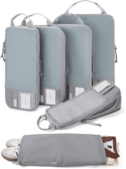 6 Set /4 Set/2 Set Compression Packing Cubes for Travel, Lightweight Luggage Organizer Bags, Durable Space Saver Bags Travel Essentials