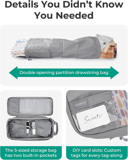 6 Set /4 Set/2 Set Compression Packing Cubes for Travel, Lightweight Luggage Organizer Bags, Durable Space Saver Bags Travel Essentials