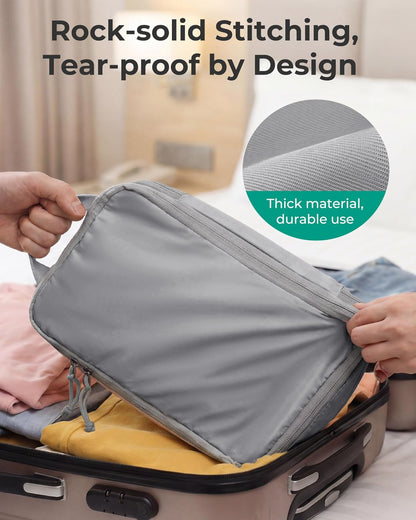 6 Set /4 Set/2 Set Compression Packing Cubes for Travel, Lightweight Luggage Organizer Bags, Durable Space Saver Bags Travel Essentials