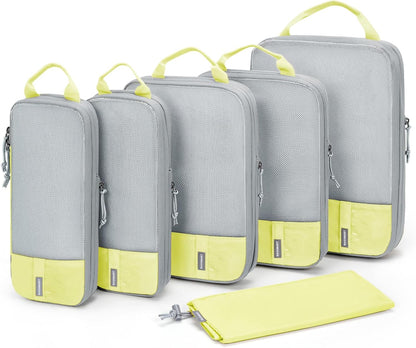 6 Set /4 Set/2 Set Compression Packing Cubes for Travel, Lightweight Luggage Organizer Bags, Durable Space Saver Bags Travel Essentials