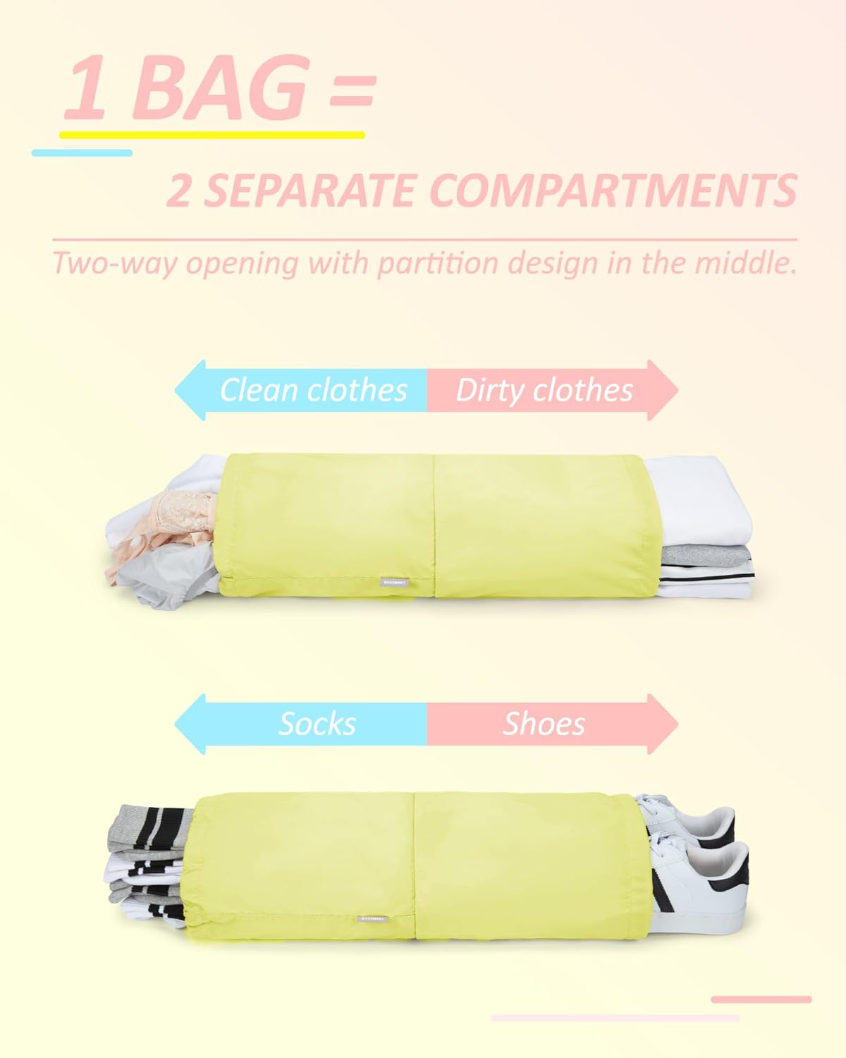 6 Set /4 Set/2 Set Compression Packing Cubes for Travel, Lightweight Luggage Organizer Bags, Durable Space Saver Bags Travel Essentials