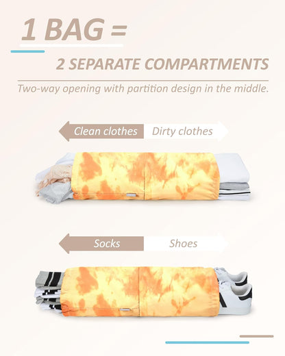6 Set /4 Set/2 Set Compression Packing Cubes for Travel, Lightweight Luggage Organizer Bags, Durable Space Saver Bags Travel Essentials
