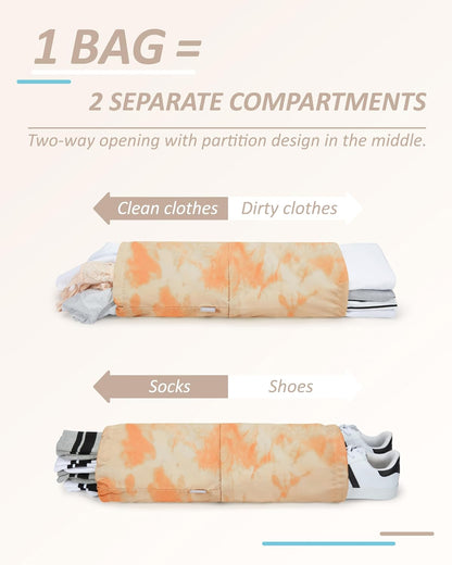 6 Set /4 Set/2 Set Compression Packing Cubes for Travel, Lightweight Luggage Organizer Bags, Durable Space Saver Bags Travel Essentials