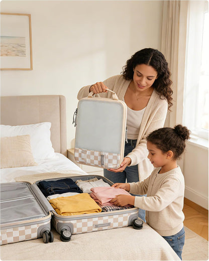 6 Set /4 Set/2 Set Compression Packing Cubes for Travel, Lightweight Luggage Organizer Bags, Durable Space Saver Bags Travel Essentials