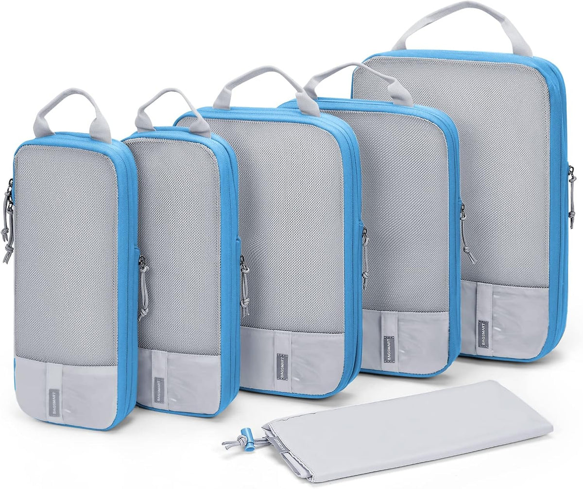 6 Set /4 Set/2 Set Compression Packing Cubes for Travel, Lightweight Luggage Organizer Bags, Durable Space Saver Bags Travel Essentials