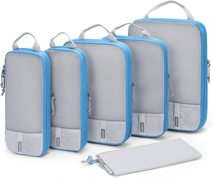 6 Set /4 Set/2 Set Compression Packing Cubes for Travel, Lightweight Luggage Organizer Bags, Durable Space Saver Bags Travel Essentials