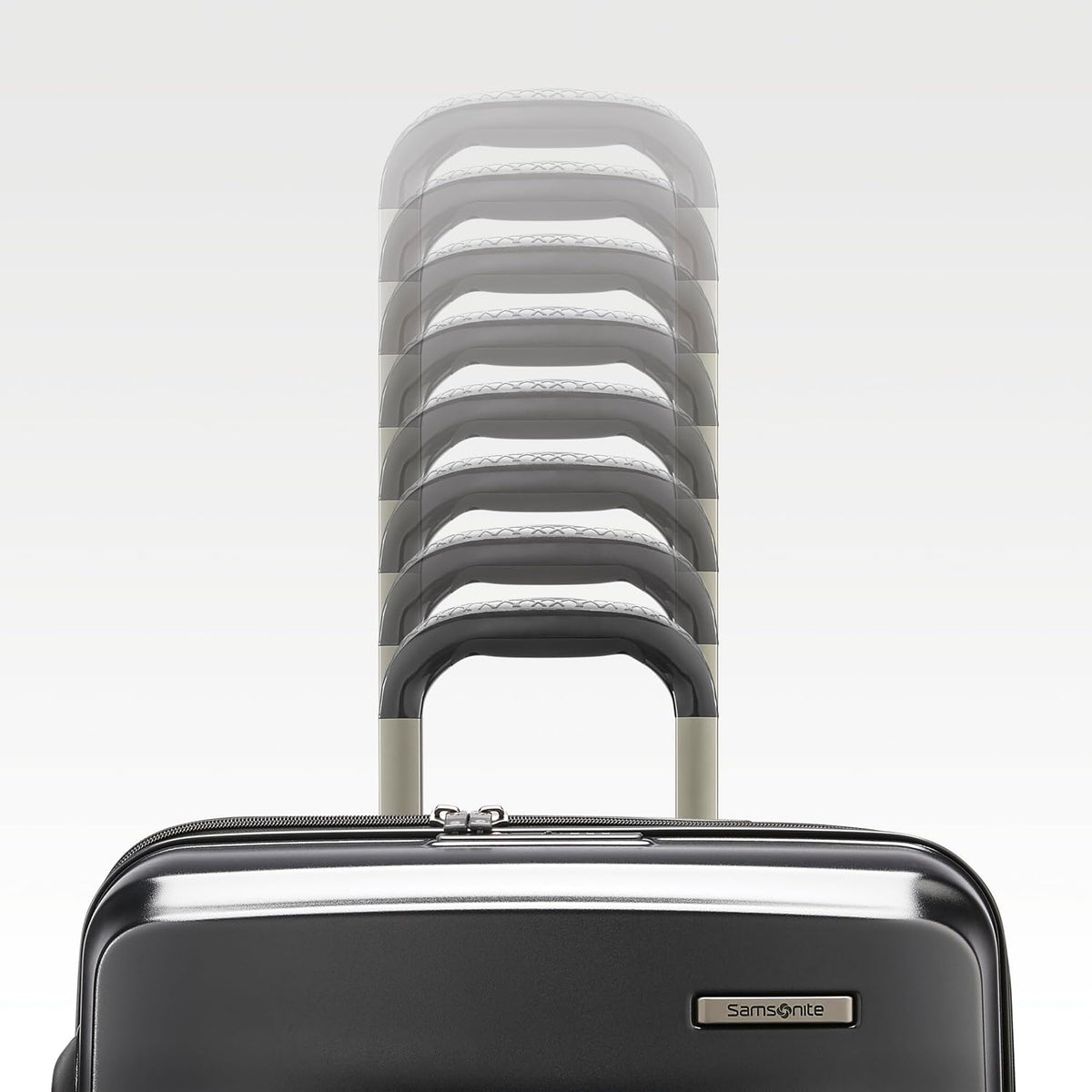 Octiv Lightweight Hardshell 20-Inch Carry-On Luggage -Durable & Impact Resistant, 360° Aero Trac Spinner Wheels, Adjustable Telescopic Handle, Expandable Suitcase, TSA Approved Lock - Black