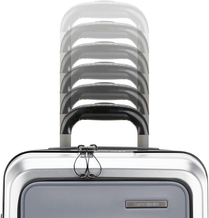Octiv Lightweight Hardshell 20-Inch Carry-On Luggage -Durable & Impact Resistant, 360° Aero Trac Spinner Wheels, Adjustable Telescopic Handle, Expandable Suitcase, TSA Approved Lock - Black