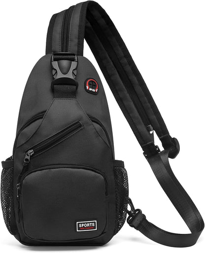 Convertible Sling Bags for Women Men, Lightweight Crossbody Backpack Daypack Fit for 7.9" Tablet for Casual Travel Sport Hiking (Blue)