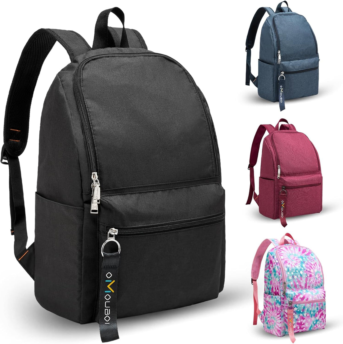 Casual Daypacks Superbreak Backpack 14 inch Laptop Backpack for Women & Men Fits Tourism Business (Black)