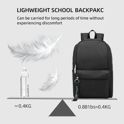 Casual Daypacks Superbreak Backpack 14 inch Laptop Backpack for Women & Men Fits Tourism Business (Black)