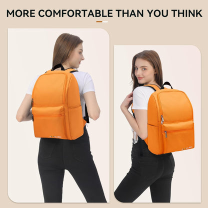 Casual Daypacks Superbreak Backpack 14 inch Laptop Backpack for Women & Men Fits Tourism Business (Black)