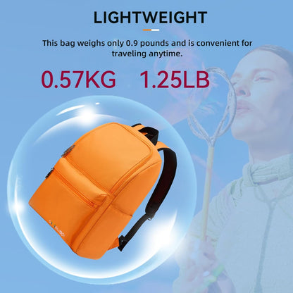 Casual Daypacks Superbreak Backpack 14 inch Laptop Backpack for Women & Men Fits Tourism Business (Black)