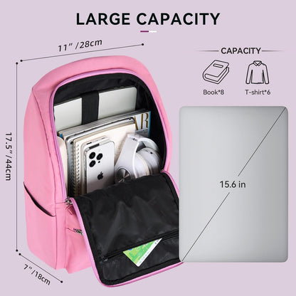 Casual Daypacks Superbreak Backpack 14 inch Laptop Backpack for Women & Men Fits Tourism Business (Black)