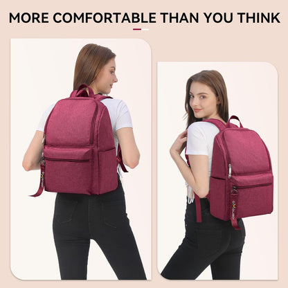 Casual Daypacks Superbreak Backpack 14 inch Laptop Backpack for Women & Men Fits Tourism Business (Black)