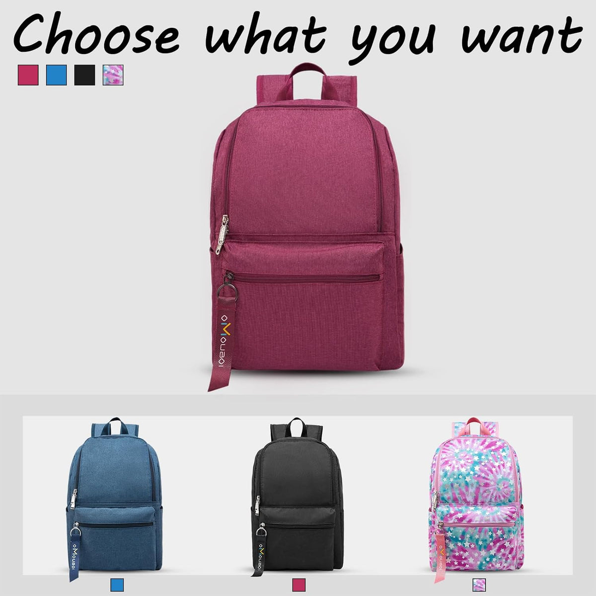 Casual Daypacks Superbreak Backpack 14 inch Laptop Backpack for Women & Men Fits Tourism Business (Black)