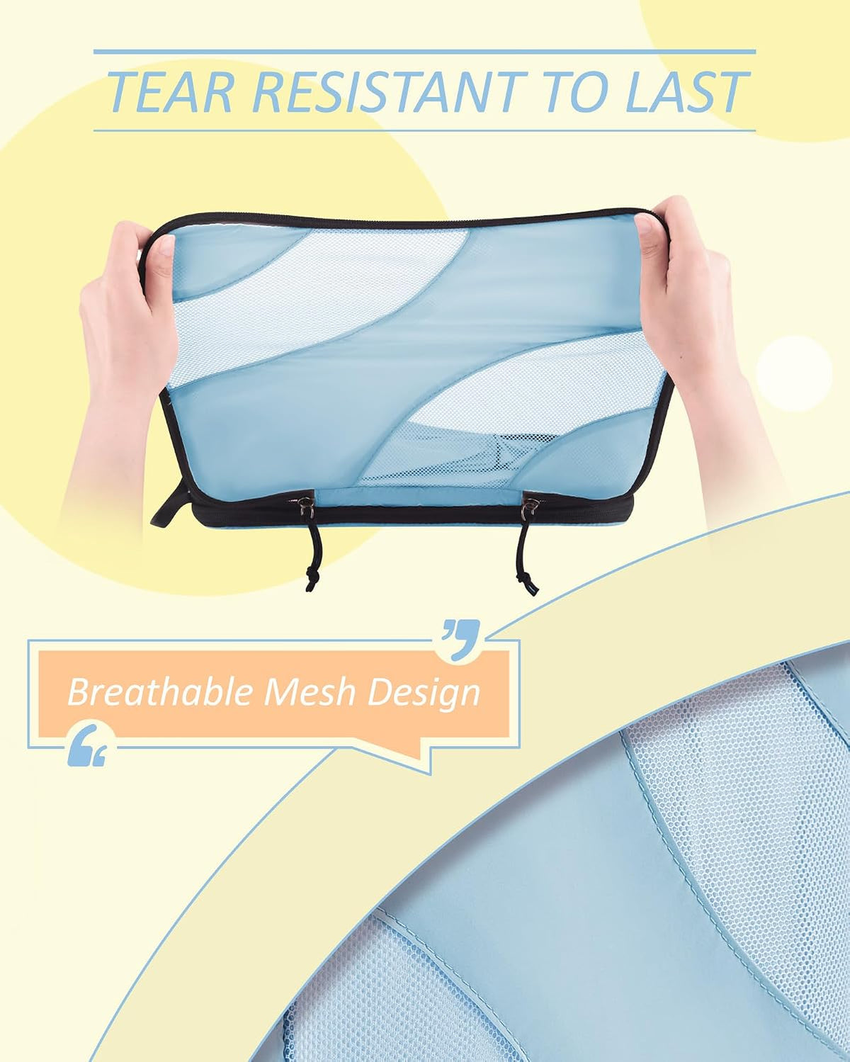 Compression Packing Cubes, 6 Set/4 Set/2 Set Travel Packing Cubes for Carry on Suitcases, Compression Suitcase Organizers Bag Set & Travel Cubes for Luggage, Lightweight Packing Organizers