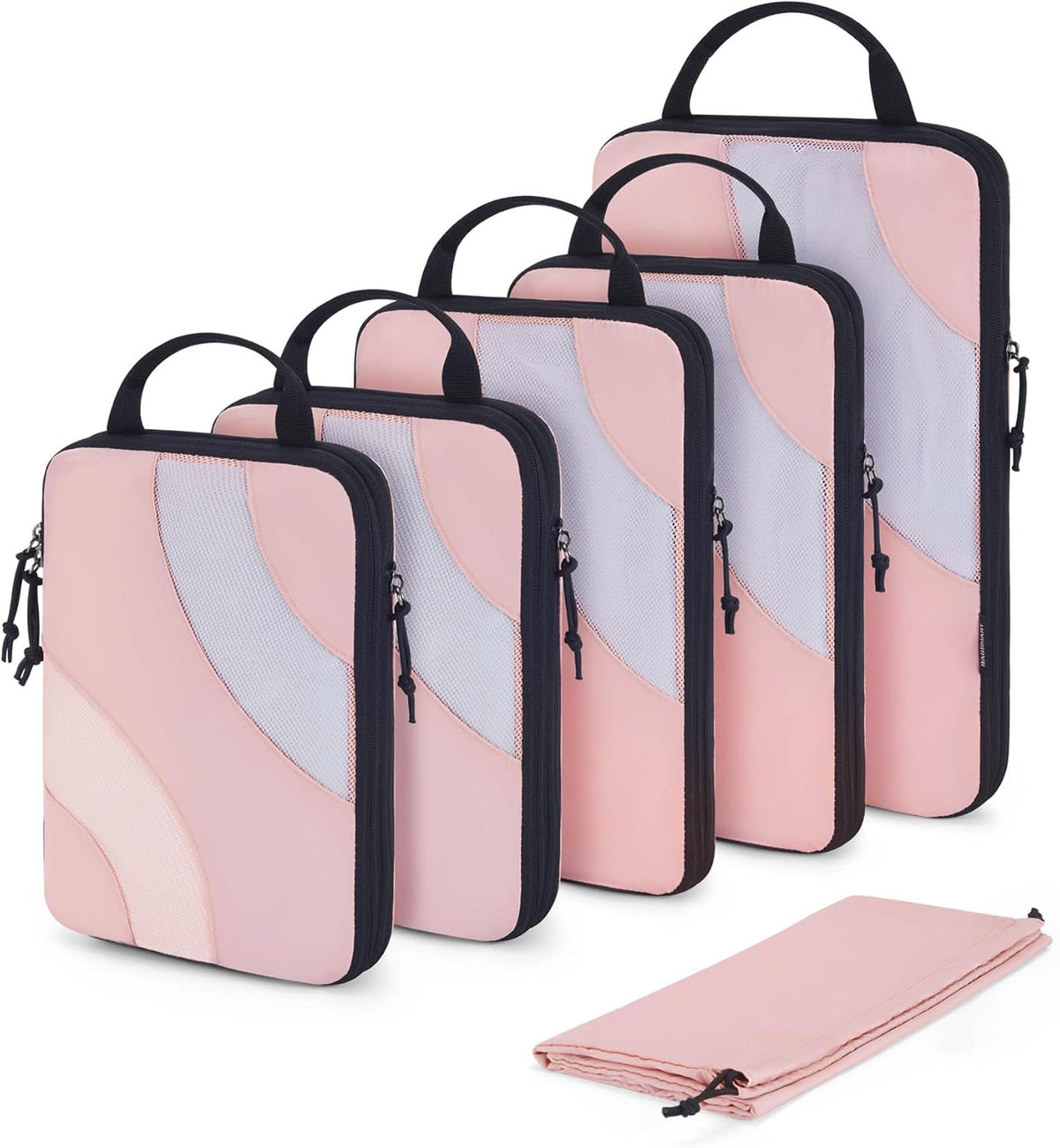 Compression Packing Cubes, 6 Set/4 Set/2 Set Travel Packing Cubes for Carry on Suitcases, Compression Suitcase Organizers Bag Set & Travel Cubes for Luggage, Lightweight Packing Organizers