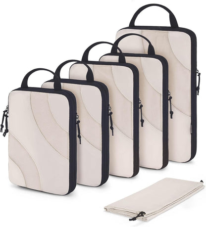 Compression Packing Cubes, 6 Set/4 Set/2 Set Travel Packing Cubes for Carry on Suitcases, Compression Suitcase Organizers Bag Set & Travel Cubes for Luggage, Lightweight Packing Organizers