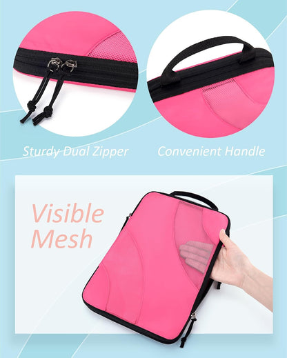 Compression Packing Cubes, 6 Set/4 Set/2 Set Travel Packing Cubes for Carry on Suitcases, Compression Suitcase Organizers Bag Set & Travel Cubes for Luggage, Lightweight Packing Organizers