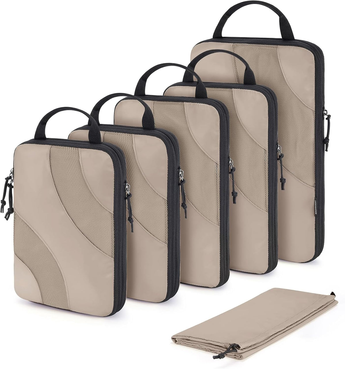 Compression Packing Cubes, 6 Set/4 Set/2 Set Travel Packing Cubes for Carry on Suitcases, Compression Suitcase Organizers Bag Set & Travel Cubes for Luggage, Lightweight Packing Organizers