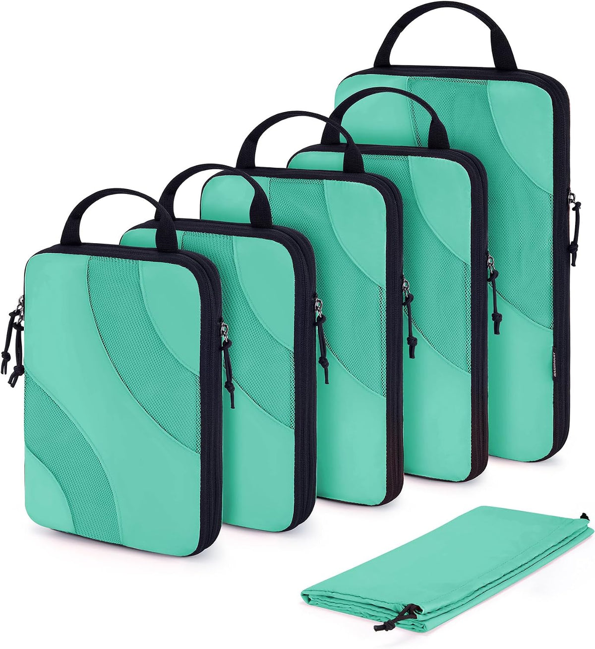 Compression Packing Cubes, 6 Set/4 Set/2 Set Travel Packing Cubes for Carry on Suitcases, Compression Suitcase Organizers Bag Set & Travel Cubes for Luggage, Lightweight Packing Organizers