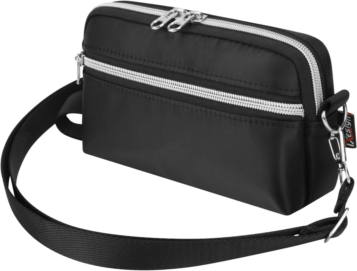 Small Crossbody Bag Phone Shoulder Bag for 17 Pro Max/17 Pro/16 Pro Max/16 Plus, Phone Sling Bag Small Pouch Case with Shoulder Strap for Outdoor Traveling Walking Hiking Cycling Camping