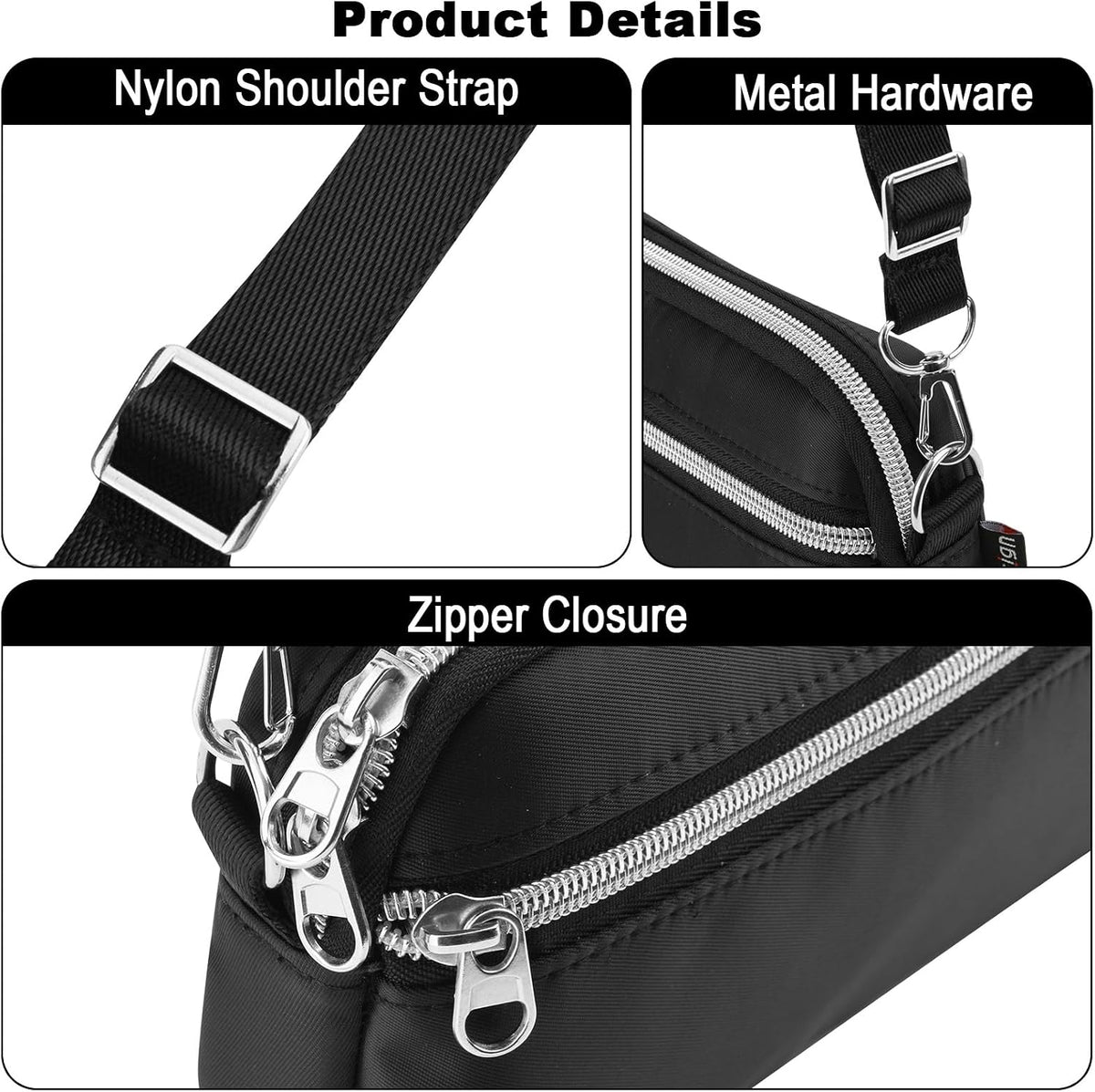 Small Crossbody Bag Phone Shoulder Bag for 17 Pro Max/17 Pro/16 Pro Max/16 Plus, Phone Sling Bag Small Pouch Case with Shoulder Strap for Outdoor Traveling Walking Hiking Cycling Camping