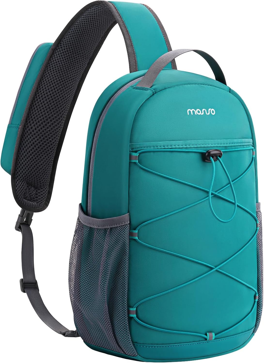 Sling Bag for Men & Women, Small Crossbody Sling Backpack, Travel Hiking Daypack, Shoulder Chest Bag, Black
