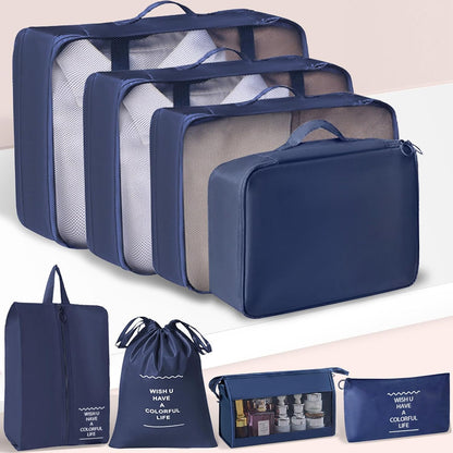 Packing Cubes 8 Set Travel Essentials for Carry on Luggage Organizers Bag Packing Cubes for Suitcases Travel Accessories (Beige)