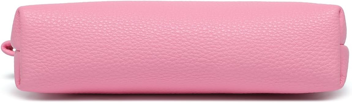 Mini Nylon Travel Toiletry Bag for Women, Water-Resistant Small Makeup Bag Organizer with 2 Dividers, Lightweight Cosmetic Pouch for Purse and Gym (Nylon/Black) - Colors B