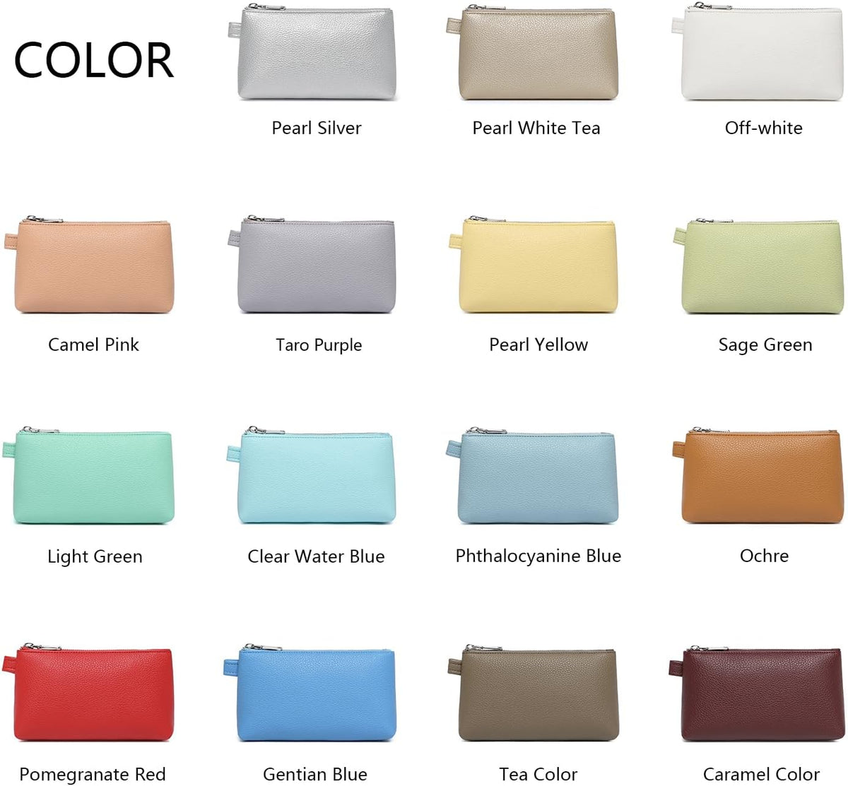Mini Nylon Travel Toiletry Bag for Women, Water-Resistant Small Makeup Bag Organizer with 2 Dividers, Lightweight Cosmetic Pouch for Purse and Gym (Nylon/Black) - Colors B