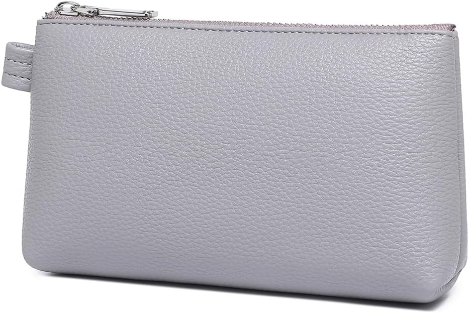 Mini Nylon Travel Toiletry Bag for Women, Water-Resistant Small Makeup Bag Organizer with 2 Dividers, Lightweight Cosmetic Pouch for Purse and Gym (Nylon/Black) - Colors B
