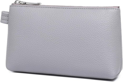 Mini Nylon Travel Toiletry Bag for Women, Water-Resistant Small Makeup Bag Organizer with 2 Dividers, Lightweight Cosmetic Pouch for Purse and Gym (Nylon/Black) - Colors B