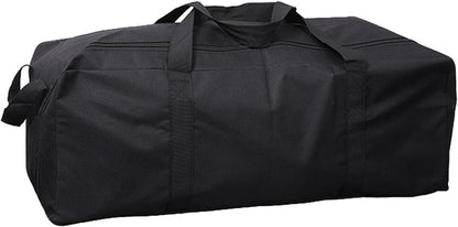 102L Extra Large Duffle Bag with Side Zipper, Heavy Duty 600D Waterproof Moving Bag for Travel & Camping, Foldable Cargo Luggage for Sports Gear with Lockable Zippers(102L)