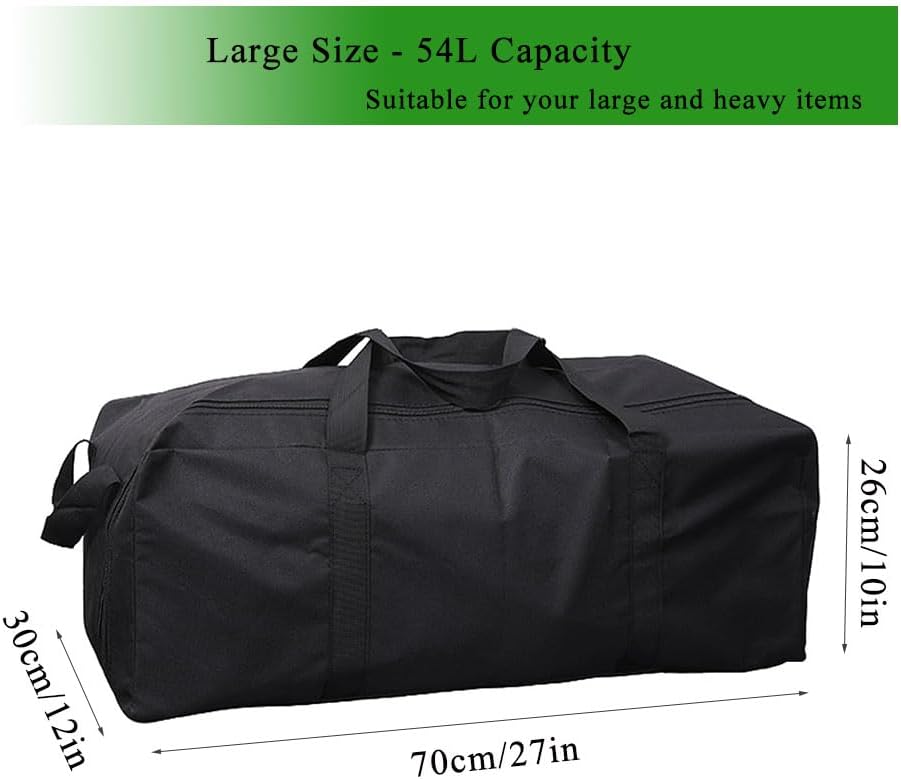 102L Extra Large Duffle Bag with Side Zipper, Heavy Duty 600D Waterproof Moving Bag for Travel & Camping, Foldable Cargo Luggage for Sports Gear with Lockable Zippers(102L)