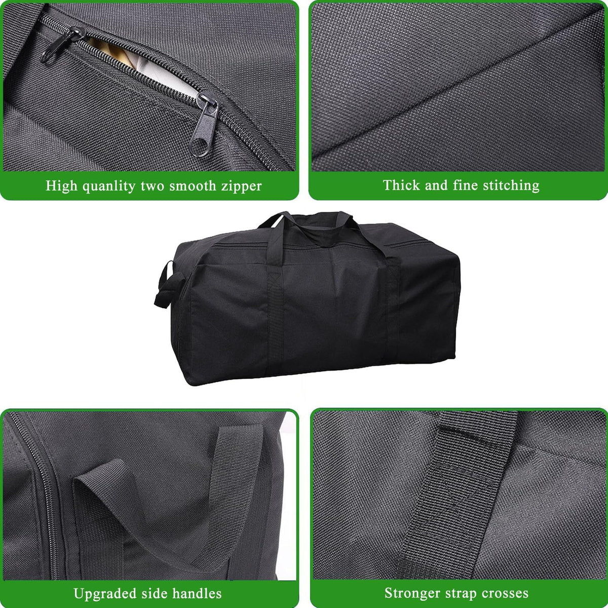 102L Extra Large Duffle Bag with Side Zipper, Heavy Duty 600D Waterproof Moving Bag for Travel & Camping, Foldable Cargo Luggage for Sports Gear with Lockable Zippers(102L)